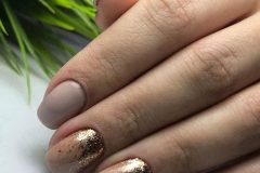 Красивый дизайн коротких ногтей